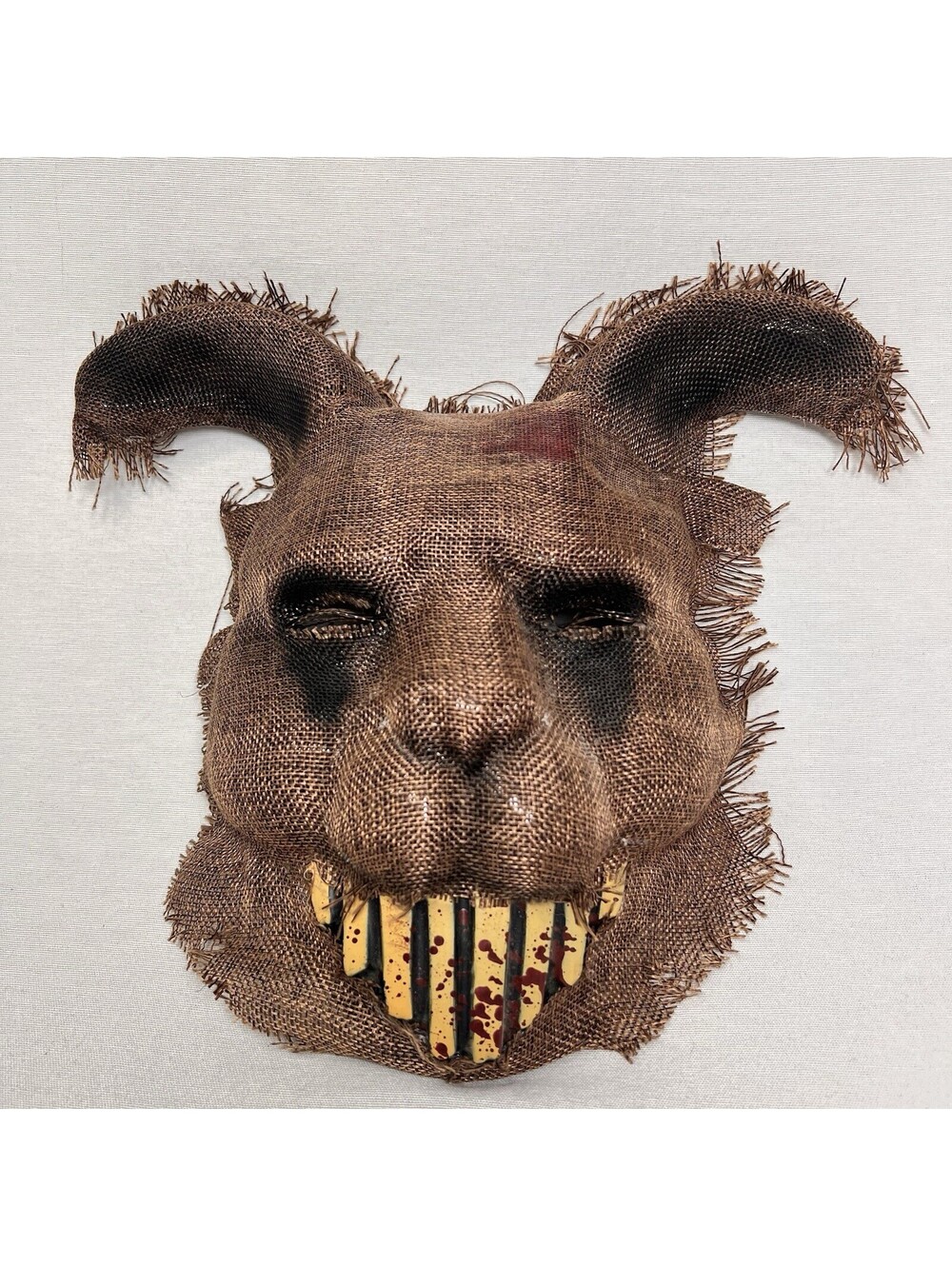 Halloween Bloody Evil Bunny Burlap Mask - New Without Tags